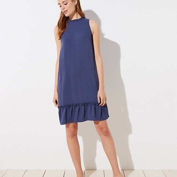 LOFT Dresses & Skirts - NWT LOFT Women's Ruffle Flounce Halter Dress 0